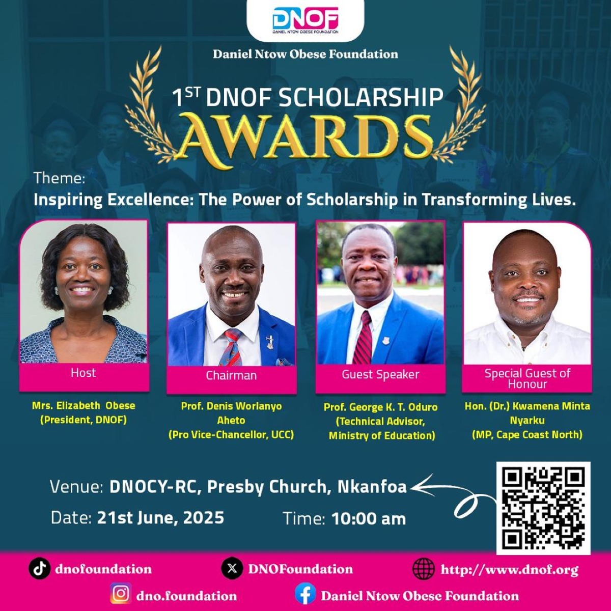 DNOF First Scholarship Awards Ceremony